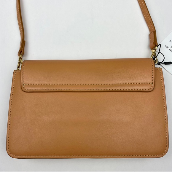 Chloe Tan Leather Mini Drew Bijou Crossbody Gold Chain Shoulder Bag - Picture 7 of 16